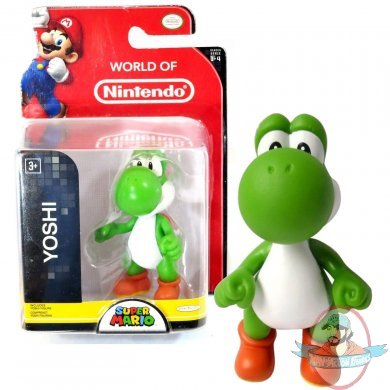 World of Nintendo Super Mario Green Yoshi 2.5" Figure Jakks Pacific