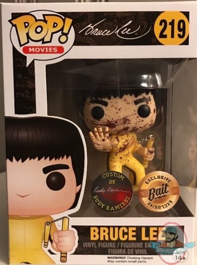 SDCC Pop Movies Bruce Lee Bloody Exclusive #219 by Funko JC | Man of Action  Figures