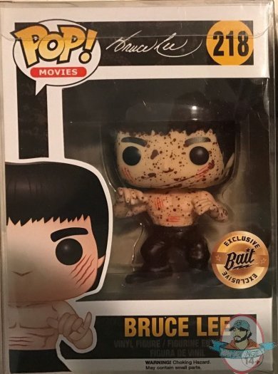 SDCC Pop Movies Bruce Lee Bloody Exclusive #218 by Funko JC