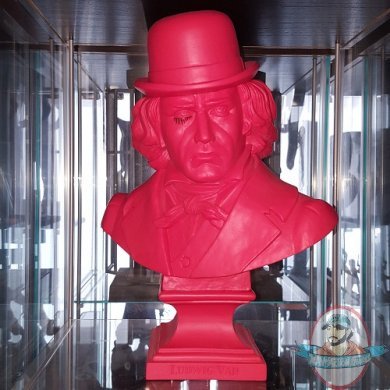 Ludwig Van Beethoven Red Bust Clockwork Orange Frank Kozik JC Used Ludwig Van Beethoven Red Bust Clockwork Orange Frank Kozik JC Used
