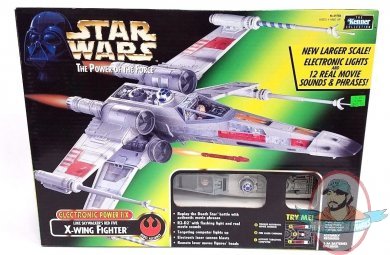 Star Wars Electronic Power F/X Luke's Red Five X-Wing Fighter JC