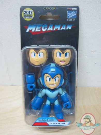 The Loyal Subjects Mega-Man Glow in the Dark Bass Action Vinyl Figure Target exc 