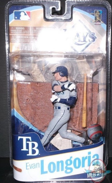 McFarlane MLB Series 26 Evan Longoria Gray Variant Figure JC