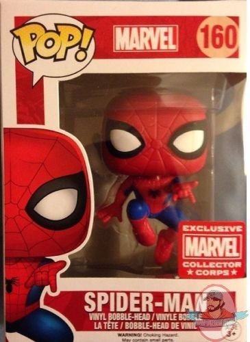 Pop! Marvel Collectors Corps Spider Man #160 Flight  Action Pose Funko