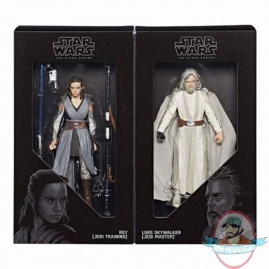 SDCC 2017 Star Wars Black Series Luke Jedi Master Rey Training Hasbro