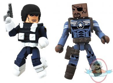 Marvel Minimates Series 51 Nick Fury Jr. and Heavy SHIELD Agent 2 Pack