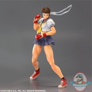 Super Street Fighter IV Play Arts Kai Figure Sakura by Square Enix