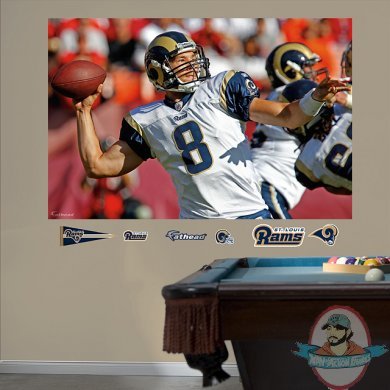 Fathead  Sam Bradford In Your Face Mural St. Louis Rams NFL