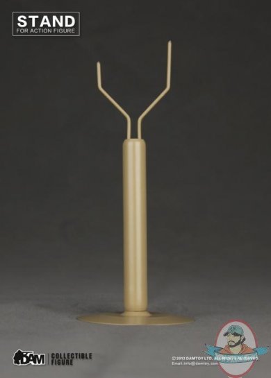 DAM 1:6 Action Figure Stand Sand Color for 12 inch Figures