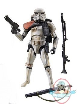 Star Wars Black Series 1 6" Orange Pauldron Sandtrooper Damaged Pack