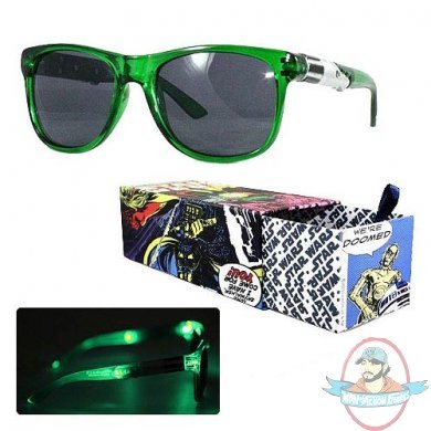 Star Wars Green Lightsaber Light-Up Adult Sunglasses
