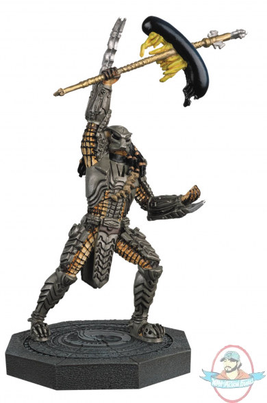 Alien Predator Figurine Magazine #2 Scar Predator Eaglemoss 