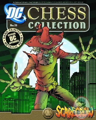 DC Superhero Chess Figurine  #13 Scarecrow Black Pawn Eaglemoss