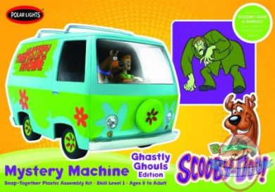 Scooby Doo Mystery Machine with Figures Model Kit