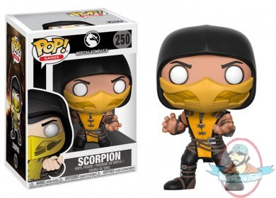 Pop! Games Mortal Kombat Scorpion #250 Vinyl Figure Funko