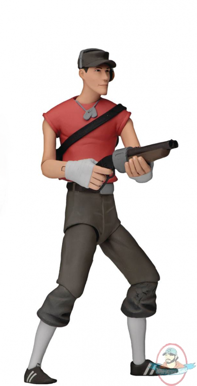 Team Fortress Series 4 Red Scout Action Figure Neca