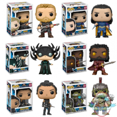 Pop! Marvel: Thor Ragnarok: Set of 6 Vinyl Figures Funko