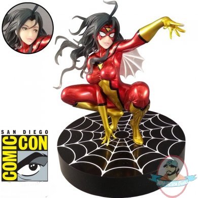 SDCC 2014 Marvel Bishoujo Spider Woman Metallic Statue by Kotobukiya SDCC 2014 Marvel Bishoujo Spider Woman Metallic Statue by Kotobukiya