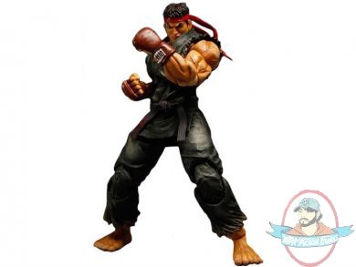 Super Street Fighter IV Play Arts Kai Figure Evil Ryu Black Variant