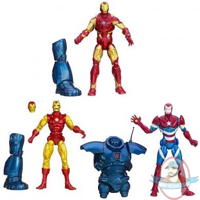 Iron Man 3 Marvel Legends Series 1 Set of 3 Action Figures Hasbro