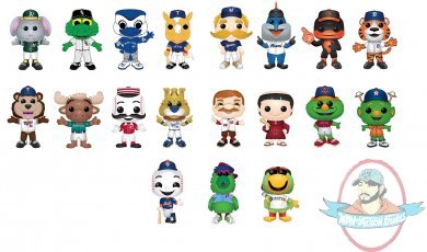 Pop! Sports MLB Mascots Set of 19 Vinyl Figures by Funko 