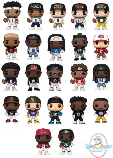 POP! NFL Set of 22 Vinyl Figures by Funko