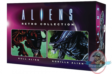 Aliens Retro Figurine Collection #2 Bull & Gorilla Set Eaglemoss