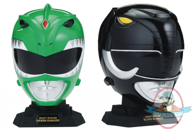 1/4 Scale Mighty Morphin Power Ranger Legacy Set of 2 Helmets Bandai