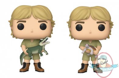 Pop! Tv Crocodile Hunter Steve Irwin Set of 2 Vinyl Figure Funko