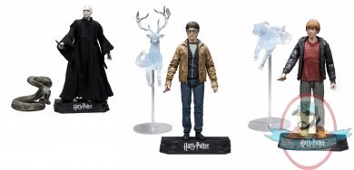 Harry Potter Deathly Hallows Part 2 set of 3 7" inch Figures Mcfarlane