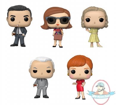 Pop! Tv: Mad Men Series 1 Set of 5 Figures Funko