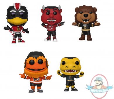 Pop! NHL Mascots Set of 5 Figures Funko