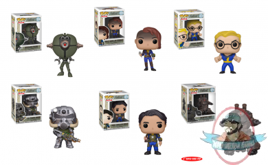 Pop! Games: Fallout Series 2 Set of 6 Figures Funko