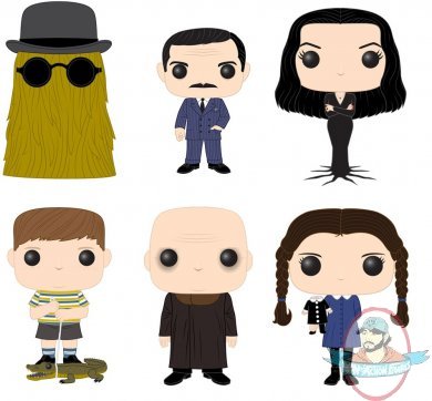 Pop! TV The Addams Family Set of 6 Vinyl Figures Funko