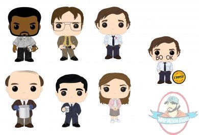 Pop! TV The Office Set of 7 Vinyl Figures Funko