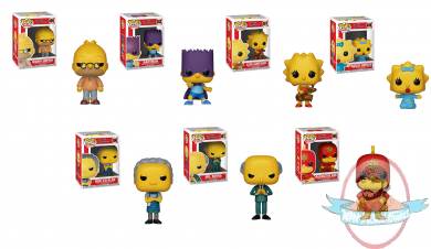 Pop! Animation The Simpsons Series 2 Set of 7 Vinyl Figures Funko