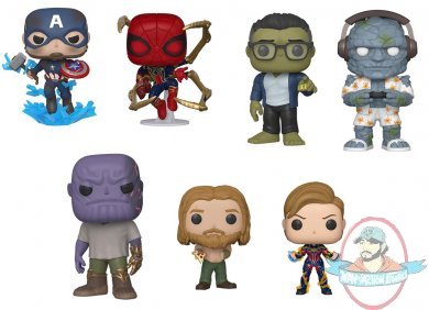 Pop! Marvel Endgame Set of 7 Vinyl Figures Funko