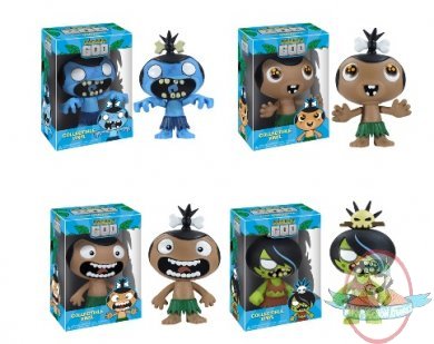 Pocket God: 5" Set of 4 Vinyl Figures by Funko Pocket God: 5" Set of 4 Vinyl Figures by Funko