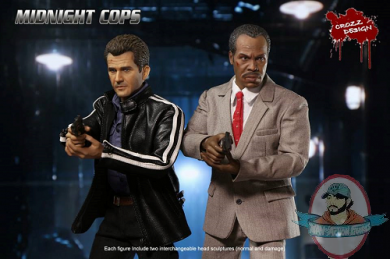 1/6 Sixth Scale Midnight Cops Set of 2 Action Figures Crozz Design