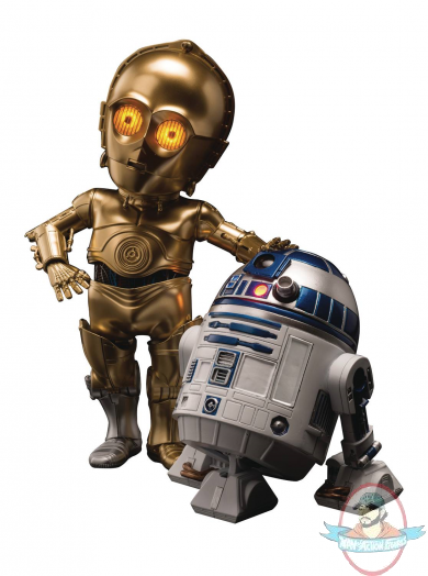 Star Wars EP5 EAA-010 R2-D2 & C-3PO PX Figure Set Beast Kingdom