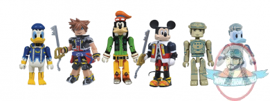 Kingdom Hearts Minimates Series 1 Two Pack Set of 3 Diamond Select