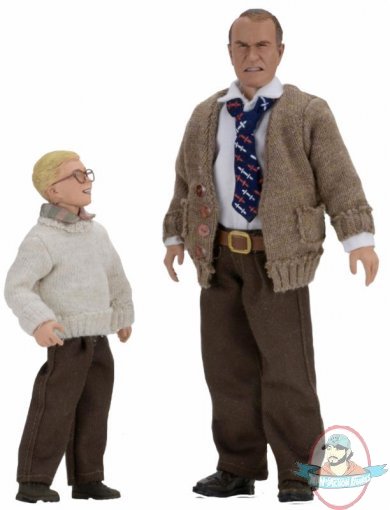 Christmas Story 8" Scale Clothed Figure Set of 2 by Neca