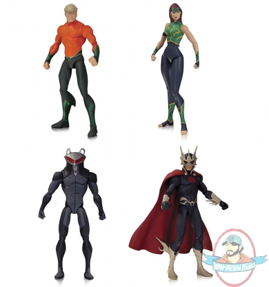 Justice League Throne of Atlantis Figures Set of 4 by DC Collectibles