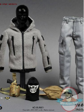 COO Model 1:6 Action Figure Accessories Ghost Tad Fleece Jackets Set