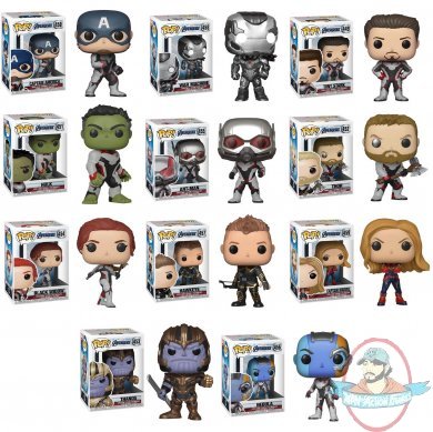 Pop! Marvel Avengers Endgame Set of 11 Vinyl Figures by Funko 