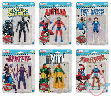 Marvel Super Heroes Vintage Set of 6 Hasbro