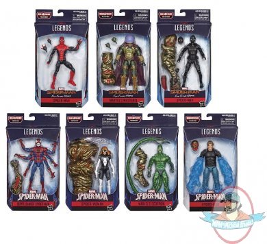 Marvel Spider-Man Legends 6 inch Set of 7 Hasbro 201902