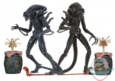 Alien Ultimate Aliens Warrior Set of 2 7 inch Figure Neca