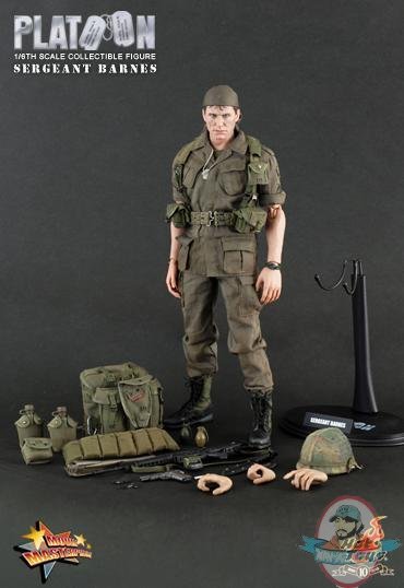 1/6th Scale Sergeant Barnes (Tom Berenger) Platoon Movie Masterpiece Figure by Hot Toys