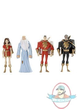 JLU Justice League Unlimited Shazam Family 4 Pack Figure by Mattel